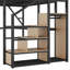 Lit mezzanine avec bureau et station de charge-285056813-285056812