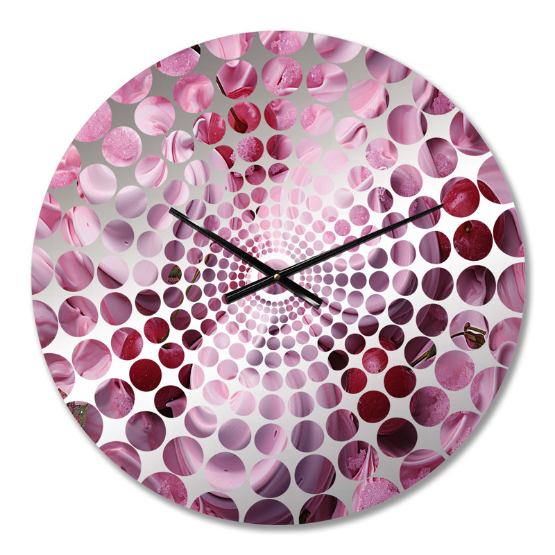 Horloge murale Raskin, Petit, Dusty Rose