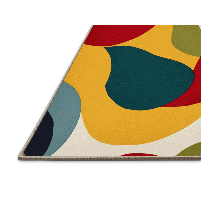 Retro Sparkle Rug, Rectangle 8' x 10'