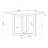 Kevion 2 - Piece Solid Wood Top Living Room Table Set