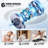 18" Low Profile Ceiling Fan with 3 Color LED, Flush Mount Reversible Ceiling Fan with Remote Control-71976086