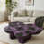 Mauve / Noir sélectionné