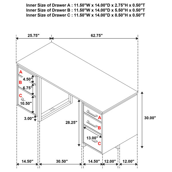 Dimensions du produit