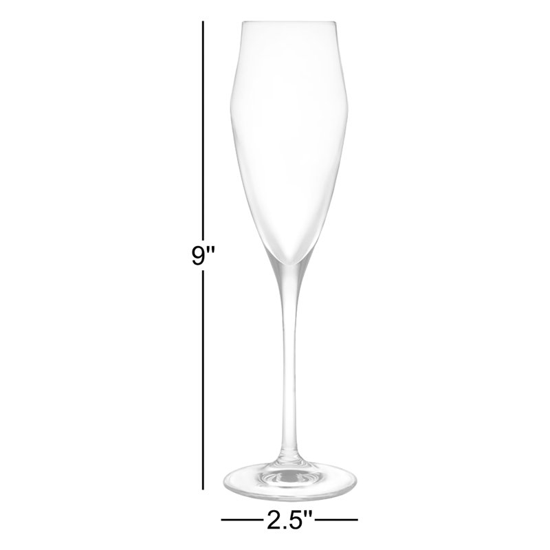6 oz. Somerset Flûte en cristal