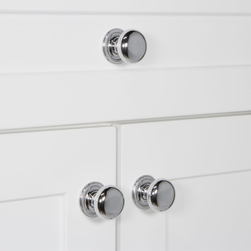 Fifth Avenue Cabinet Knob, Bright Chrome