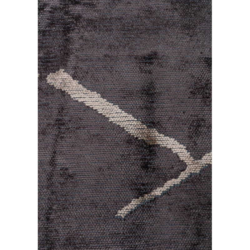 Rakip Abstract Hand Loom Indoor / Outdoor Area Rug, Rectangle 5'3" x 7'6"