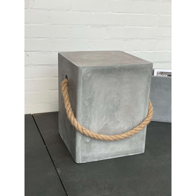 Passendale Concrete Outdoor Ottoman