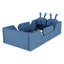 Lit plateforme simple tapissier avec rails latéraux amovibles-1576530358