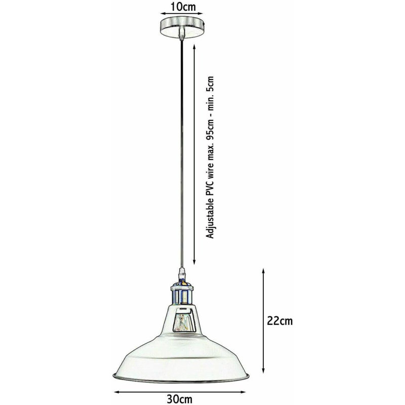Laird 1 - Light Pendant, Red