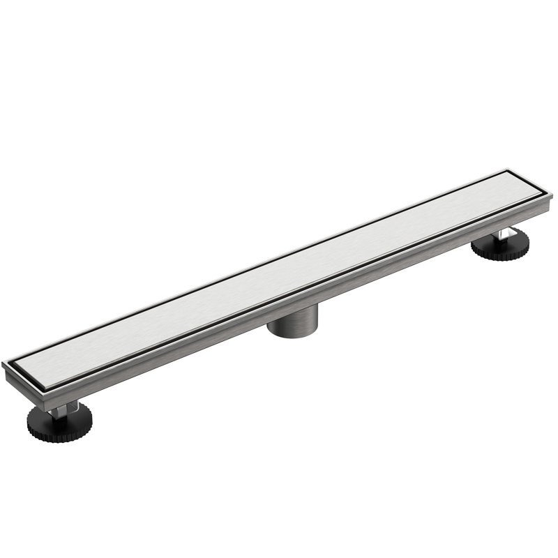 24" x 2.68" Linear Shower Drain Trim, Brushed Nickel