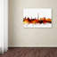 « paris france horizon ii », reproduction d’impression sur toile tendue-15823730