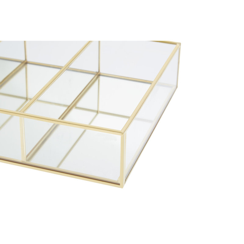 Fielden 3 Compartment Makeup Organiser