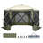 Pop Up Gazebo Tent, Pop-Up Screen Tent 6 Sided Canopy Sun Shelter with 6 Removable Privacy Wind Cloths & Mesh Windows, 12x12FT Quick Set Screen Tent with Mosquito Netting-110434341-130987074