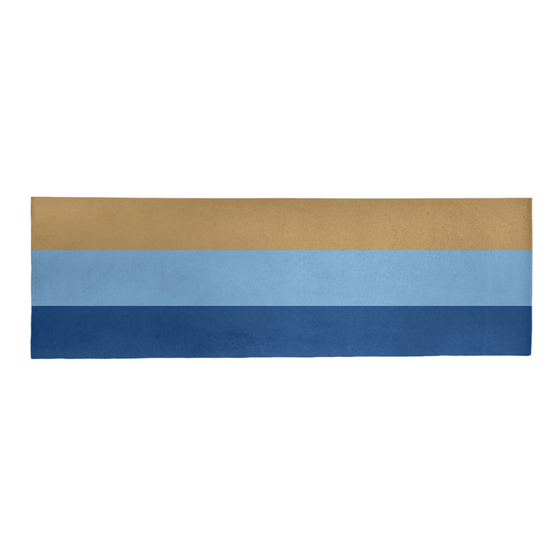 Chenille Striped Indoor Rug, Runner 2'6" x 8'