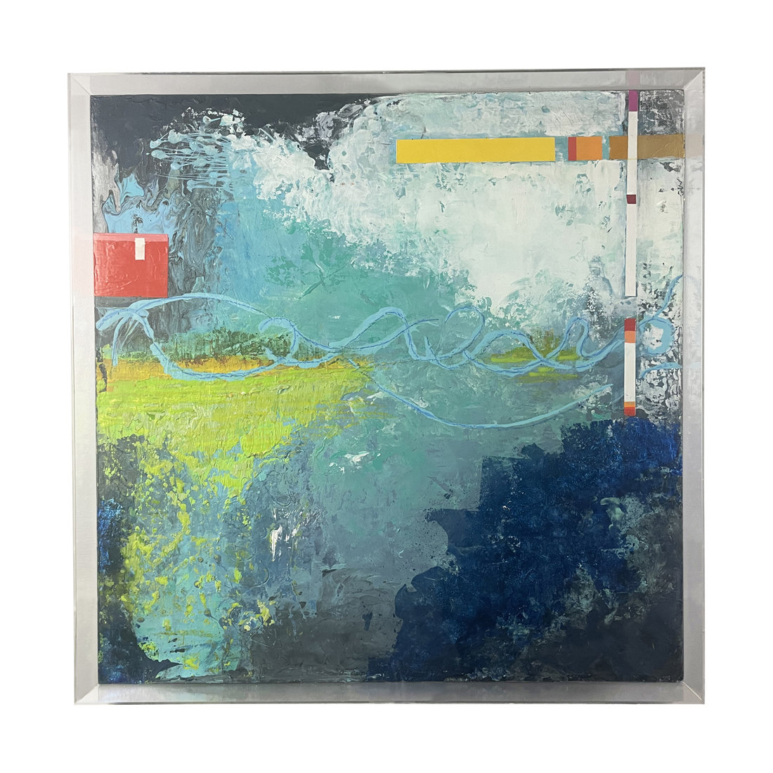 Aidan Gray Deep Dive - Unframed Painting on Wood | Wayfair