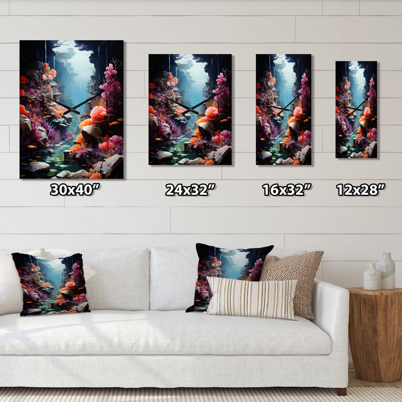 Aquariums Marine Wonders II - Aquariums très grandes horloges murales, H 28 po x l 12 po x P 1 po