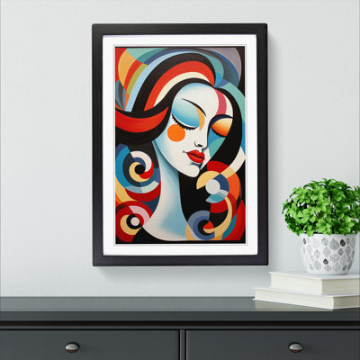 Pablo Picasso Op No.2 - Single Picture Frame Print on Wood