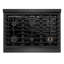 ZLINE Designer 36 in. Paramount Dual Fuel Range in Black Satin Steel with Black and Bronze Accents-1256768623