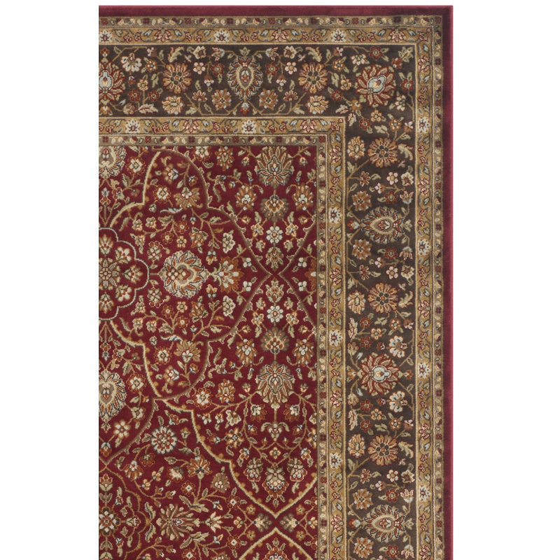 Tapis oriental en viscose Petronella, Rectangle 6 pi 7 po x 9 pi 6 po