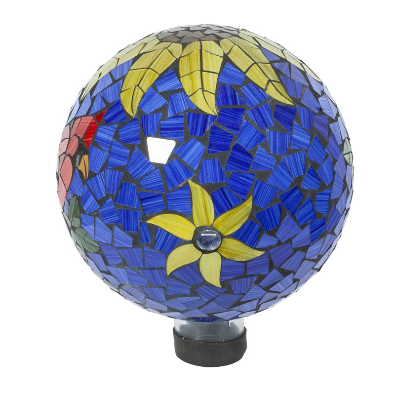 Boule réfléchissant cardinal mosaïque Chevonne