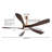52Inch 5 Blades 3 Color Ceiling Fan Light With Remote Control White-774740613-774740617
