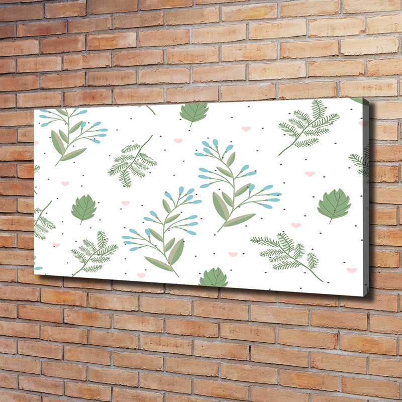 Leaves - Wrapped Canvas Print