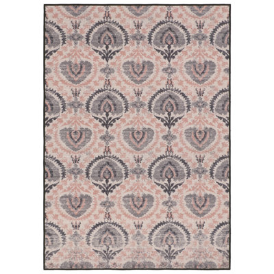 Tapis saumon à motif ikat Philpot
