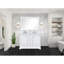 Meuble-lavabo double blanc 48 po X P 22 po D