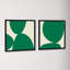 Green Ink. Set Of 2 by Lee Lessem-72046110-72046113