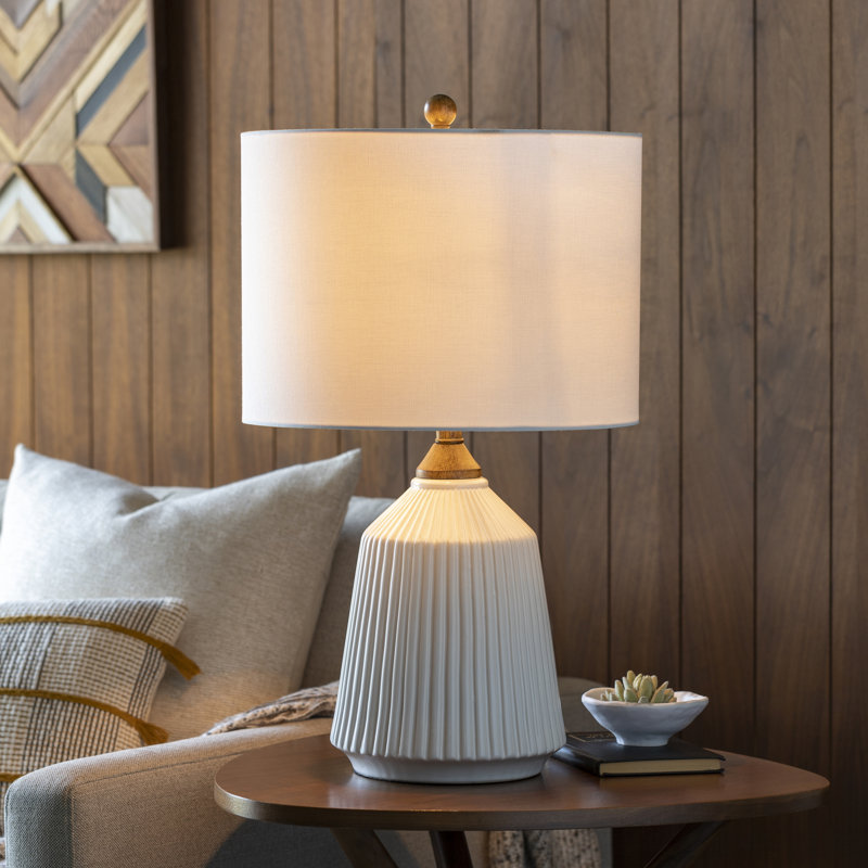 Lampe de table Teasley, Blanc