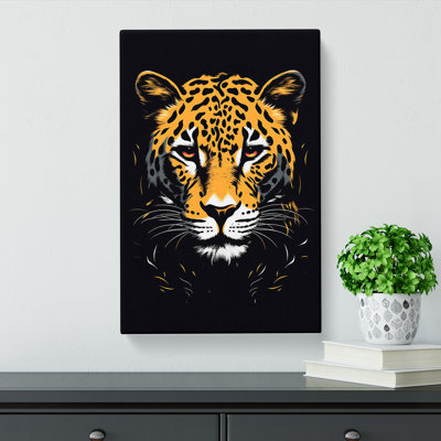 Leopard Line - Wrapped Canvas