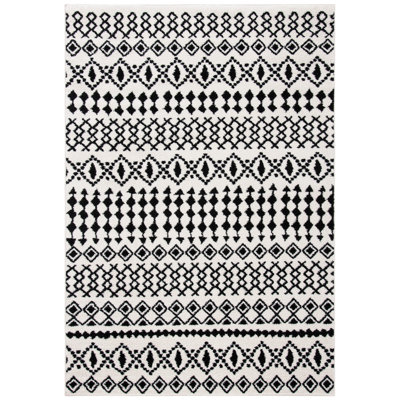 Tapis ivoire / noir Jorah Southwestern
