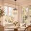 1‑Light Glass Kitchen Island Pendant-272664455