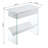 Allegonda 23.75'' Tall Sled End Table and Built-In Outlets-242386954