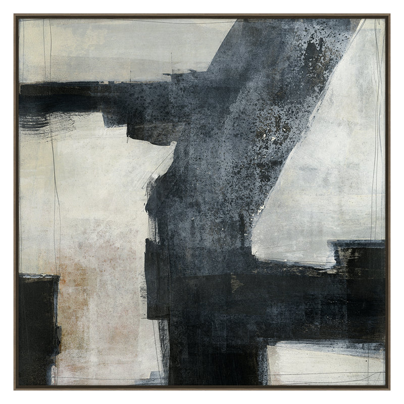 Meditations 2 Print by Maeve Harris, 50" H x 50" W x 2" D, Walnut