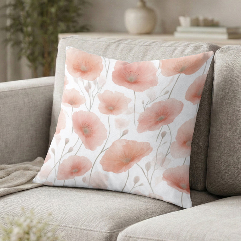 Coussin décoratif French Country, H 16 po x l 16 po