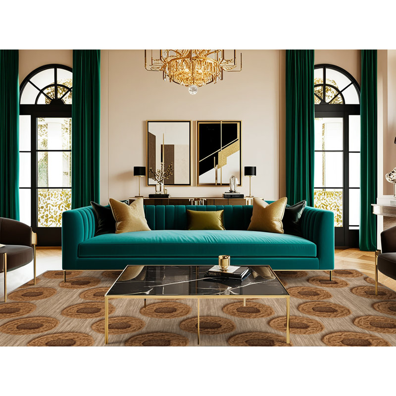  Tapis lavable Stroopwafel Desserts, Carré 3 pi