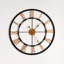 Oversized Meyer Black Roman Iron Wall Clock - 70 cm / 27.5 in-1080520657