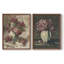 «Vintage Floral», ensemble de 2 estampes numériques encadrées-716311776-716311779