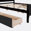 Lit plateforme avec rangement en bois massif Sebbie-829696169-829696170