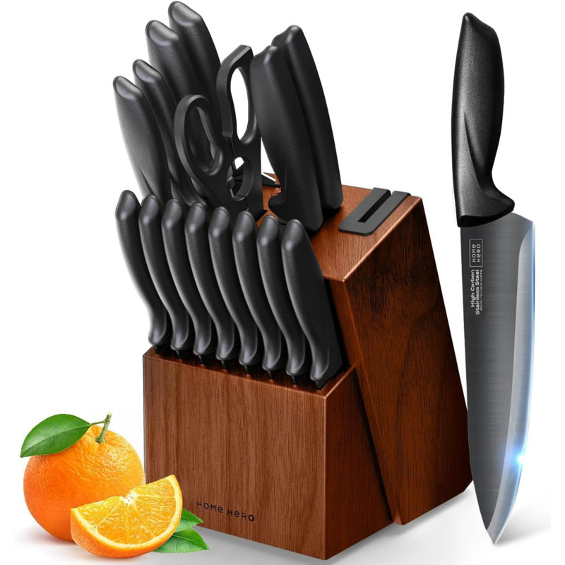 Textiles Hub Chef's Knife, Dark Wood