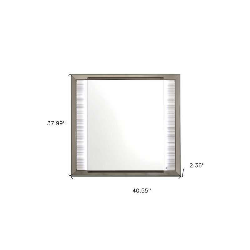 Miroir avec cadre 38 po
