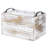 4 Compartment Wood Rectangle Flatware Caddy