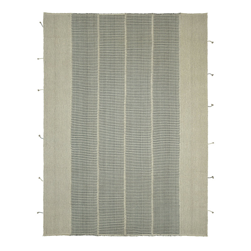 One-of-a-Kind 9'x12'4 2010s Wool Area Rug