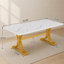 Marble Computer Desk