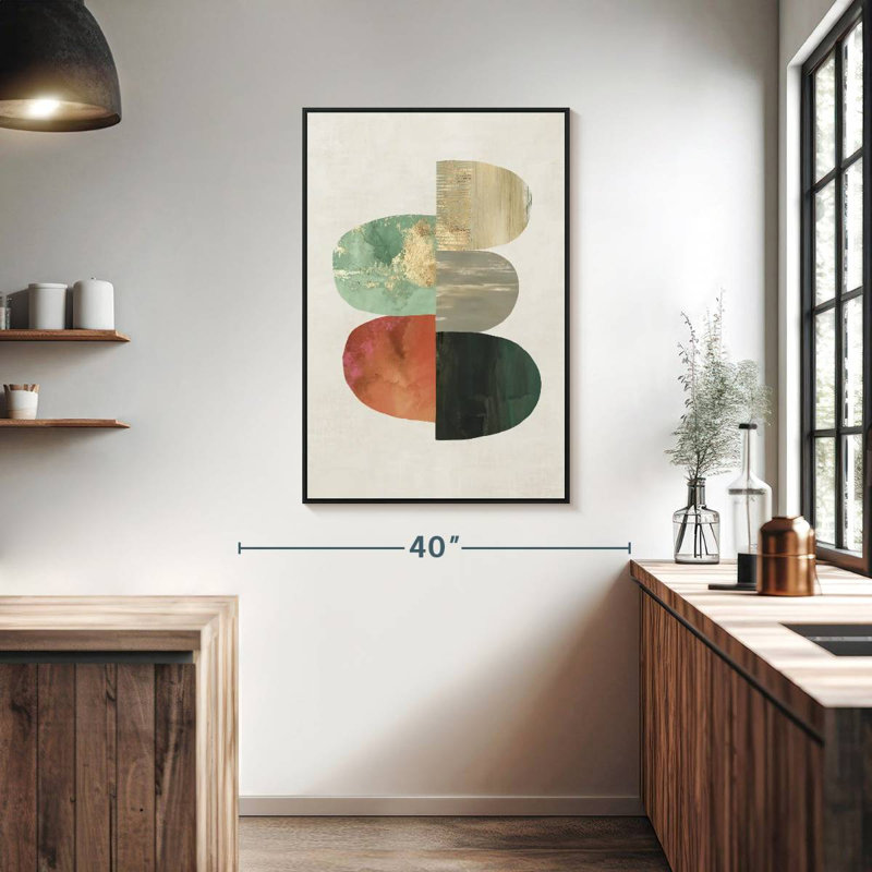 L'énergie en évolution, Cadre flottant noir, 27 po x 40 po