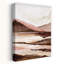 «Terracotta Mountain Vista Abstract Contemporary Minimalist Landscape Mountain», art mural