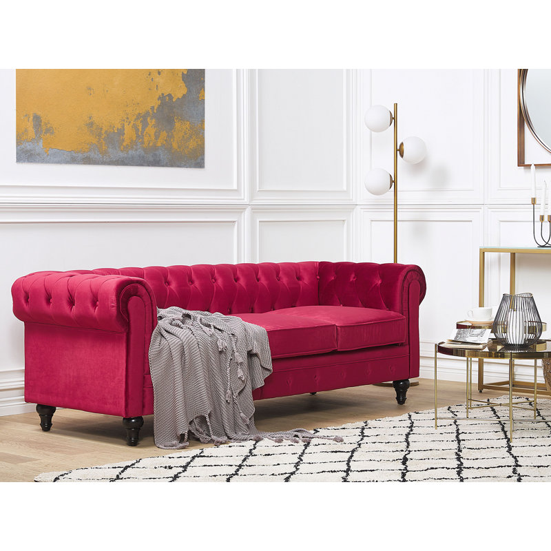 Paseo 3 Seater Sofa, Red