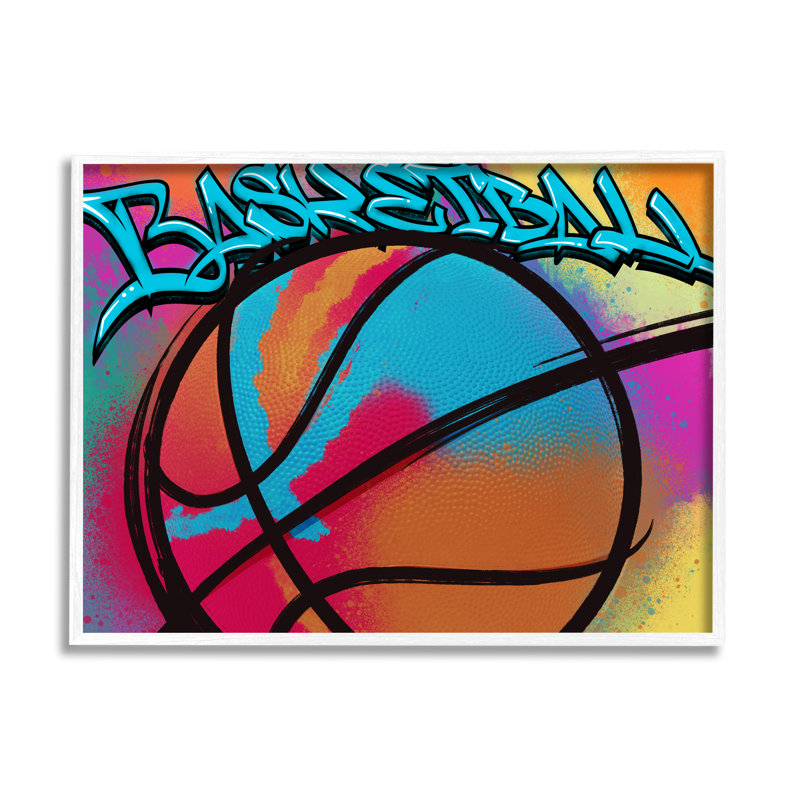 «Urban Sports Basketball», estampe numérique encadrée par Marcus Prime, Estampe numérique encadrée blanc bord de mer