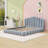 Queen Upholstered Platform Bed with Headboard-1599191371